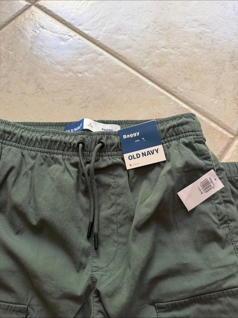 Old Navy Dark Olive Cargo Joggers